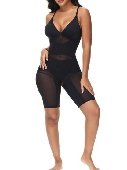 High Waist Slim Strap Shapewear in Classic Polyester for Tummy Control