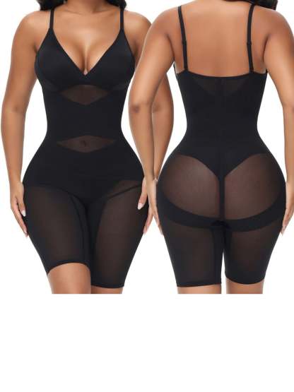 High Waist Slim Strap Shapewear in Classic Polyester for Tummy Control