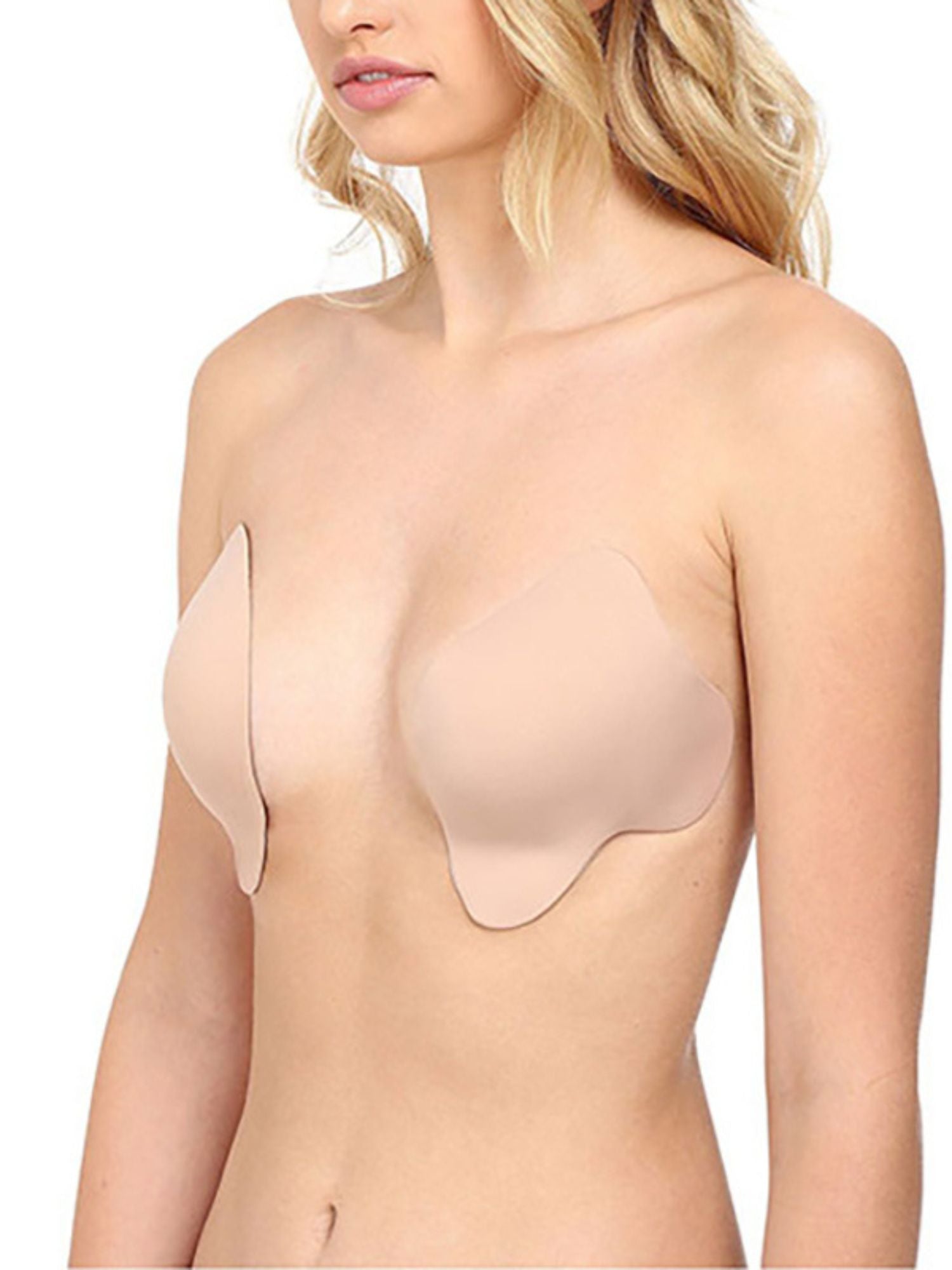 Backless Bra and Nipple Cover for Women in Polyester