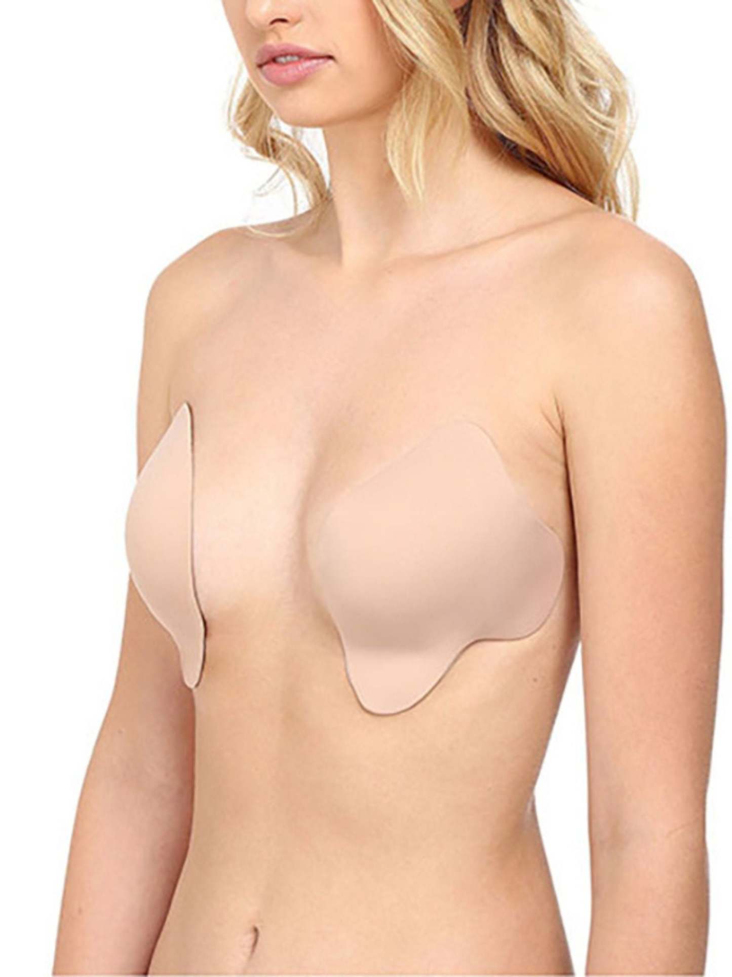 Backless Bra and Nipple Cover for Women in Polyester