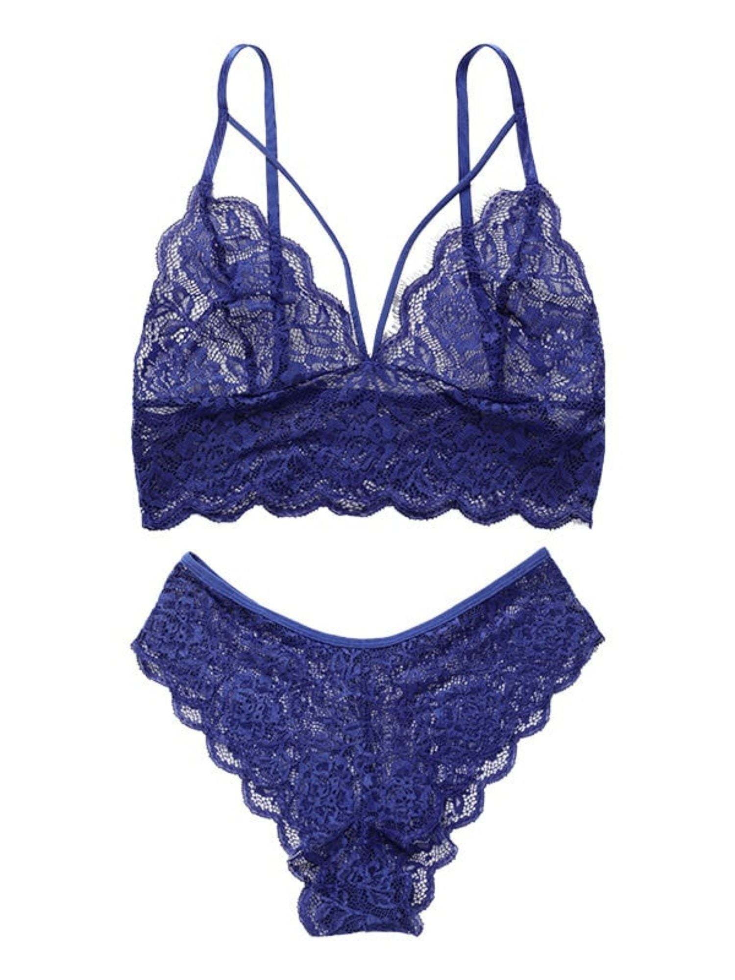 Lovely Lace Polyester Cami Set for Women