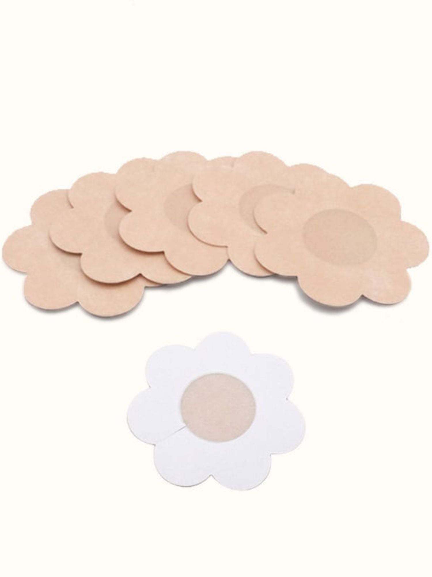 Breathable Thin Flower Breast Patches for Women, 5-Pack
