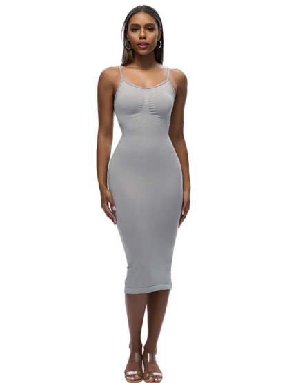 Classic Sleeveless Long Polyester Bustier Shapewear for Women