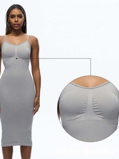 Classic Sleeveless Long Polyester Bustier Shapewear for Women