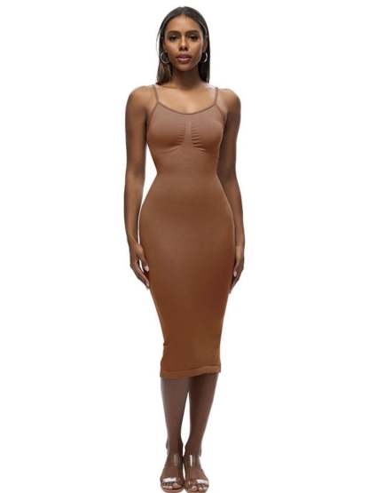 Classic Sleeveless Long Polyester Bustier Shapewear for Women