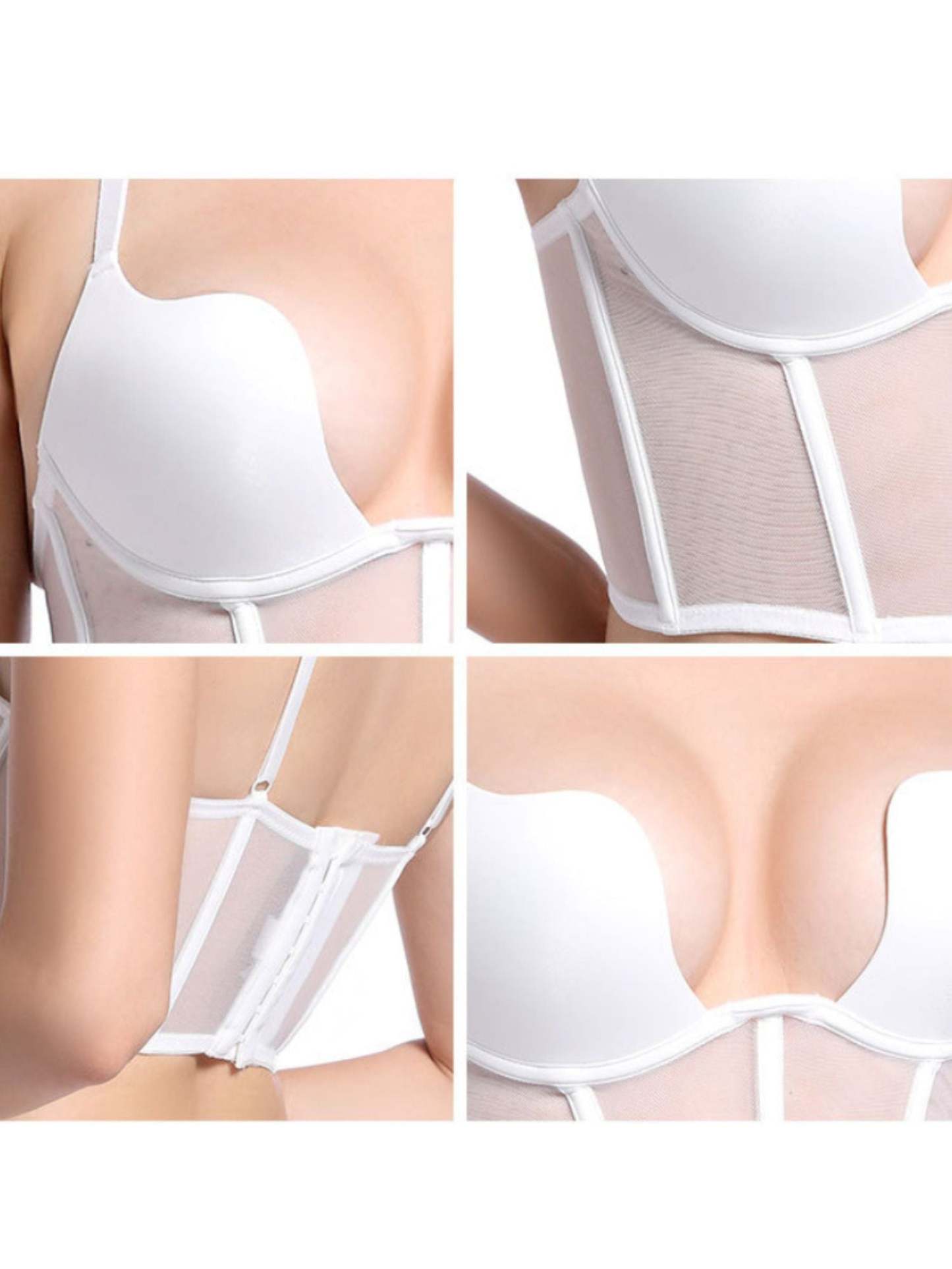 Fashionable Mesh Shapewear Bra for Women