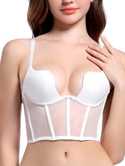 Fashionable Mesh Shapewear Bra for Women