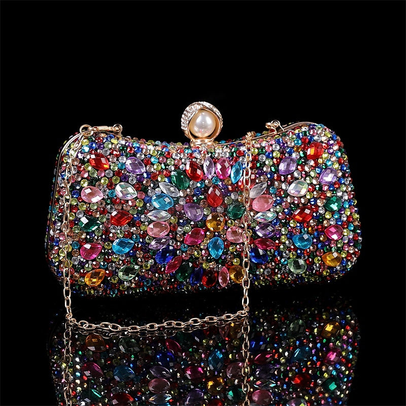 Bridal Pumps with Bling for Women - Crystal Jeweled Glitter Wedding Dress Shoes