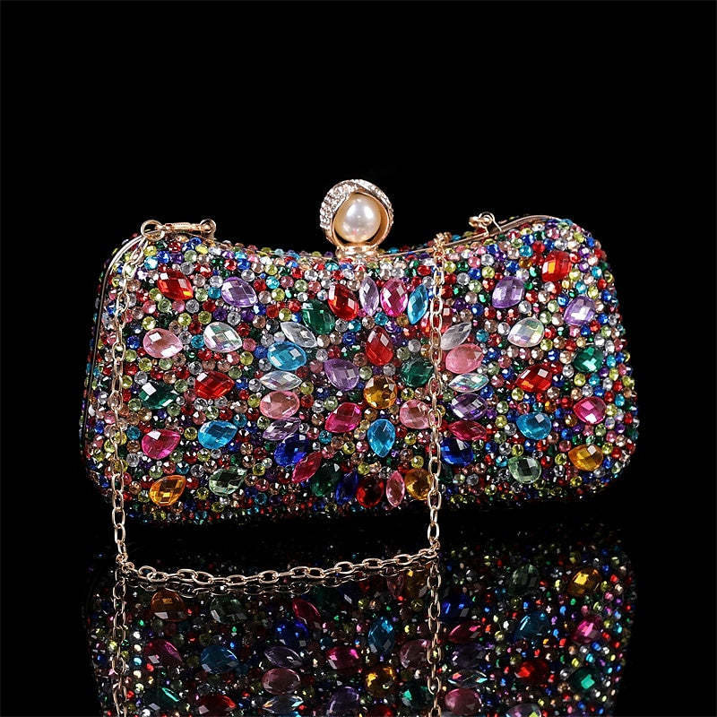 Bridal Pumps with Bling for Women - Crystal Jeweled Glitter Wedding Dress Shoes