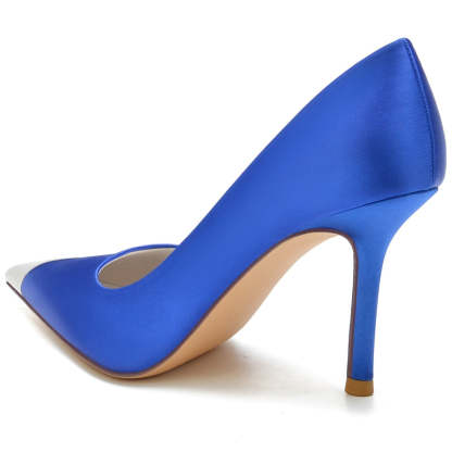 Elegant High-End Bridal Shoes for Women with Pointed Toe and High Heel