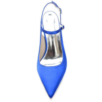 Bridal Sandals for Women with Buckle Detail and Pointed Toe High Heels