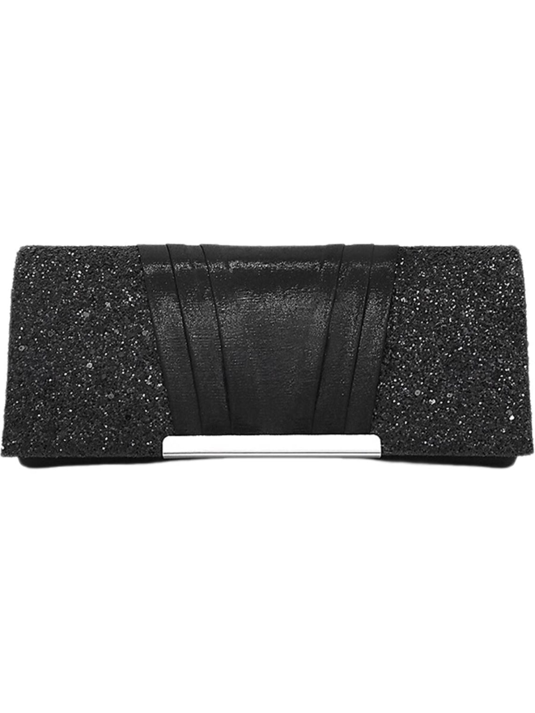 Elegant Gold Evening Clutch Bag Featuring Sparkling Sequins