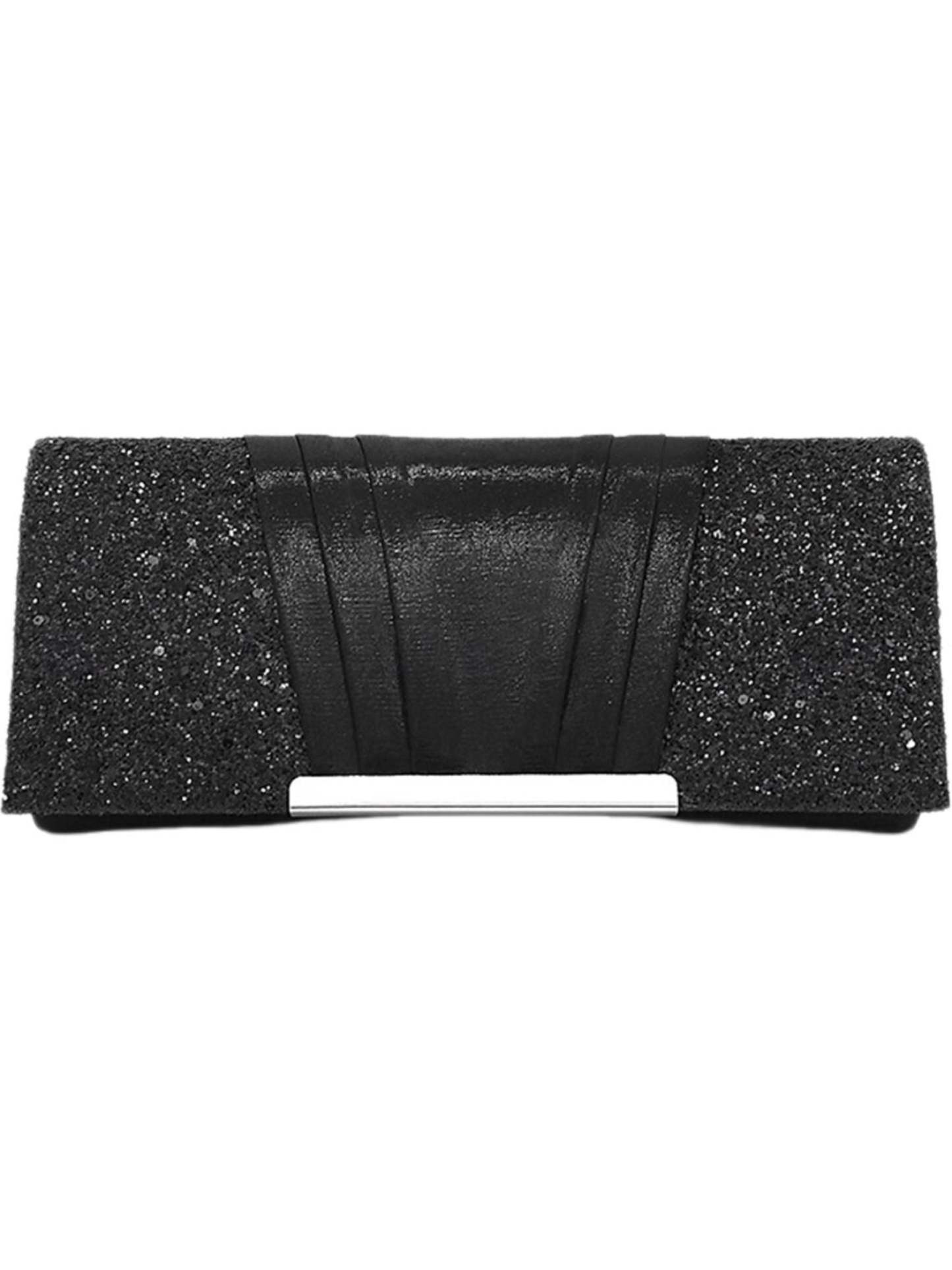 Elegant Gold Evening Clutch Bag Featuring Sparkling Sequins