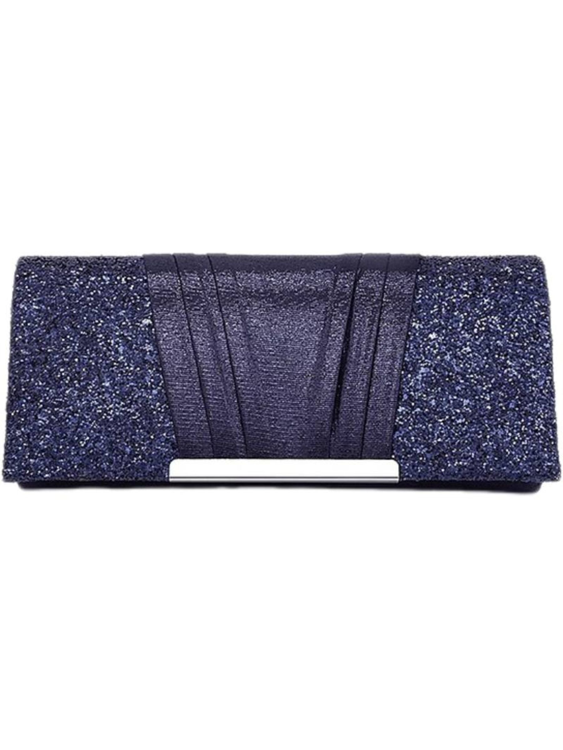 Elegant Gold Evening Clutch Bag Featuring Sparkling Sequins