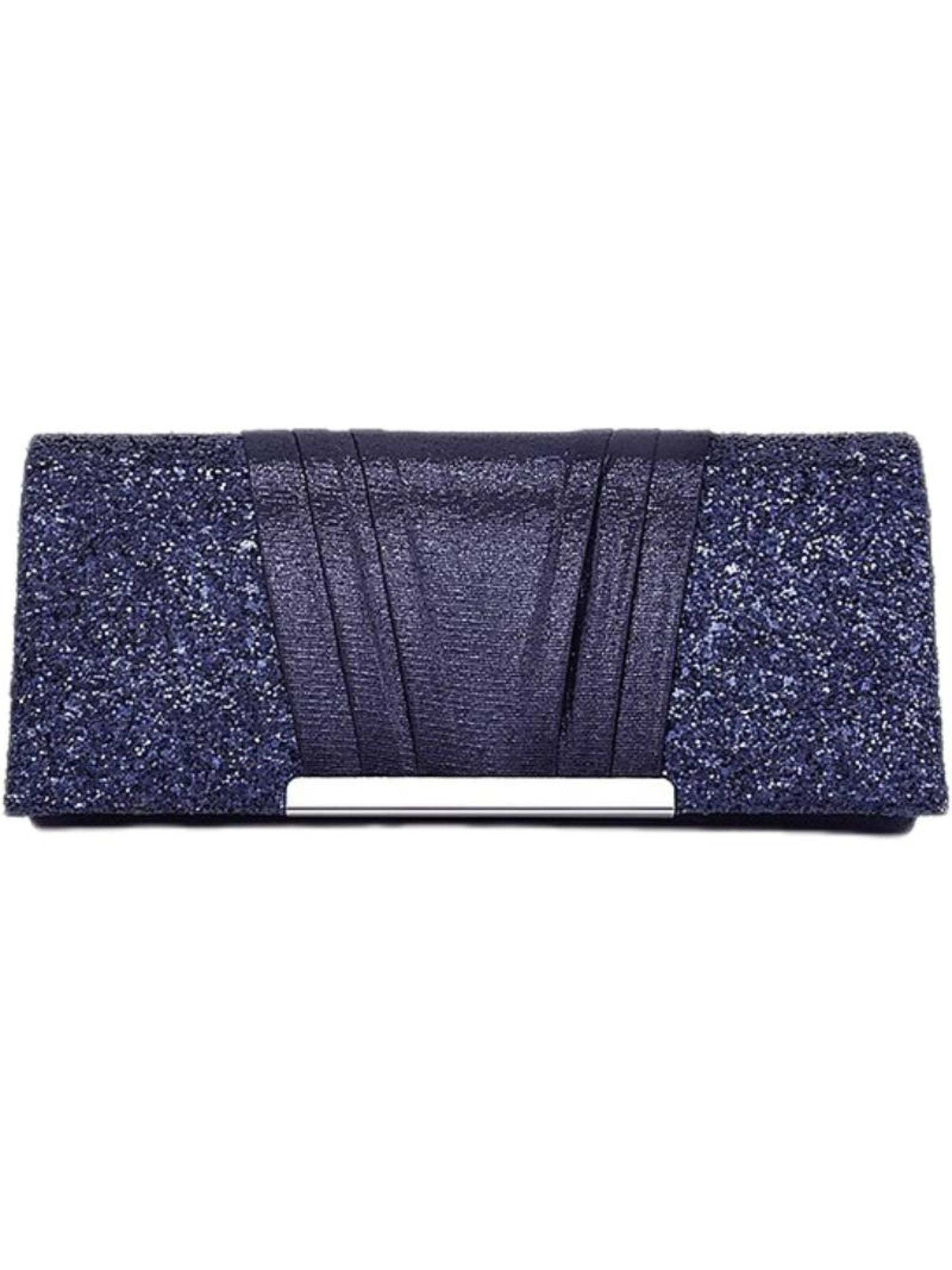 Elegant Gold Evening Clutch Bag Featuring Sparkling Sequins