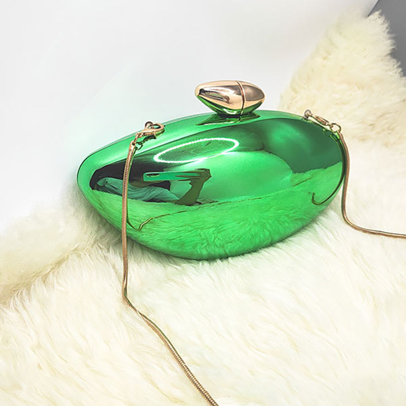 Elegant Gold Irregular Ellipse Candy Clutch for Daily and Wedding Use