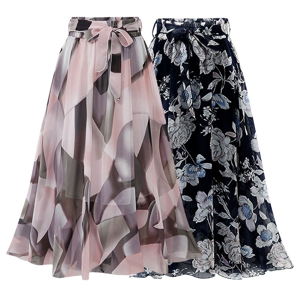 Wedding Guest Dress with A-Line Princess Skirt and Floral Detail
