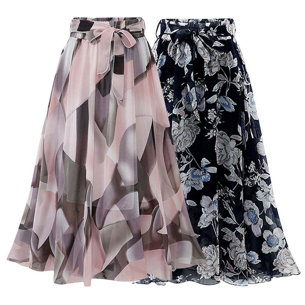 Wedding Guest Dress with A-Line Princess Skirt and Floral Detail