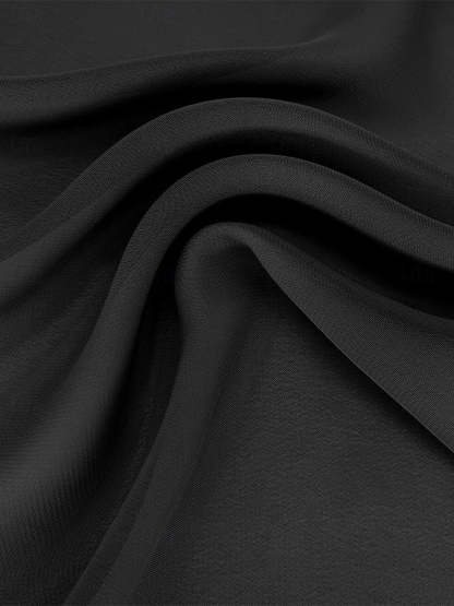 Chiffon V-Neck Wedding Guest Dress with Ruched Ruffles Long Sleeve Ankle-Length Sheath