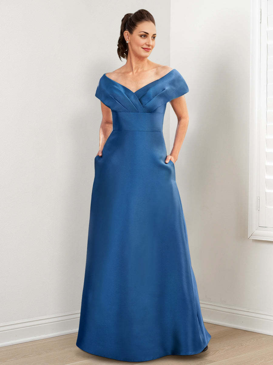 Mother of the Bride A-Line and Princess Dresses Featuring Pockets