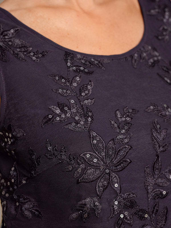 Knee-Length A-Line/Princess Mother of the Bride & Groom Dresses with Scoop Neck Jacket Lace Appliques and Sequins-BMbridal.UK