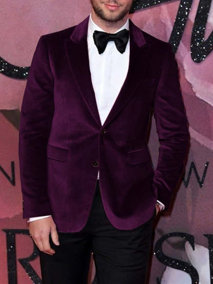 Single-Breasted Two-Button Blazer Jacket In A Tailored Fit For Men