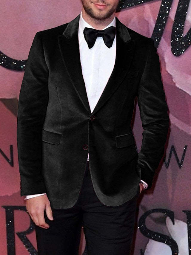 Single-Breasted Two-Button Blazer Jacket In A Tailored Fit For Men