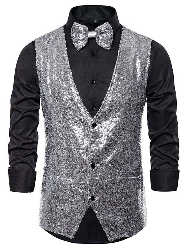 Classic Three-Button Single Breasted Vest For Men