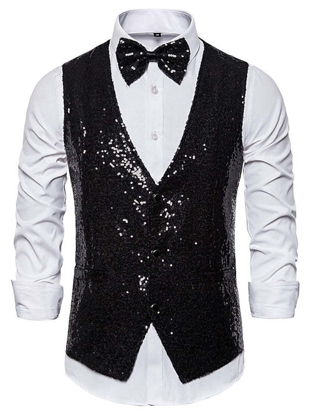 Classic Three-Button Single Breasted Vest For Men