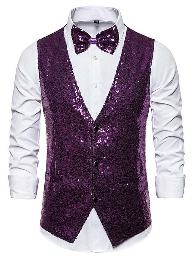 Classic Three-Button Single Breasted Vest For Men