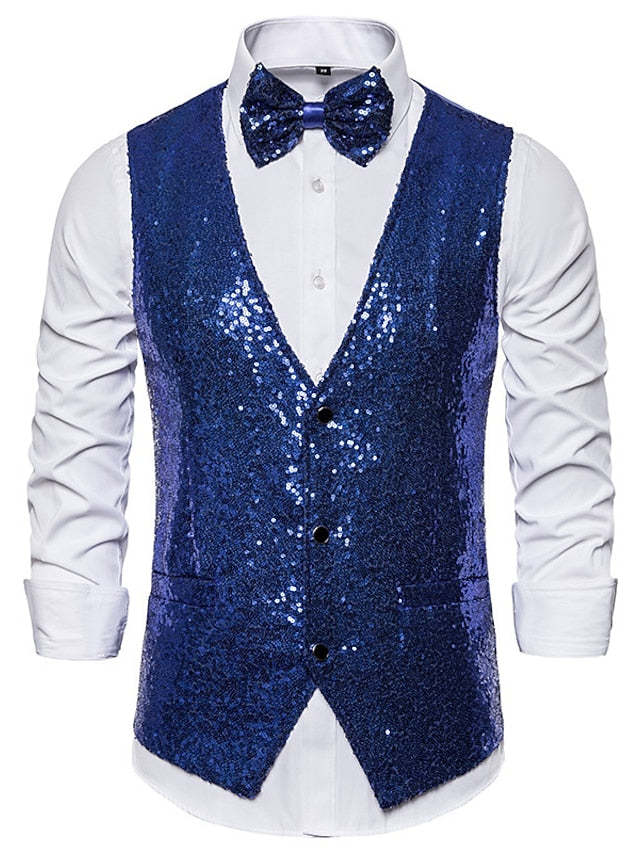 Classic Three-Button Single Breasted Vest For Men