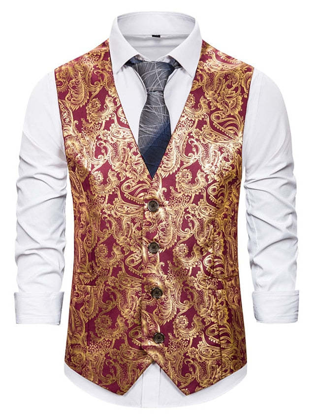 Single-Breasted Four-Button Vest For Men