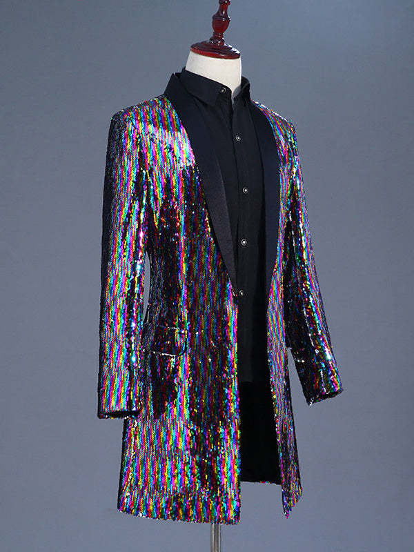 Single-Breasted Men's Acrylic Fibers Wedding Suit With Buckle And Tailored Fit Collar