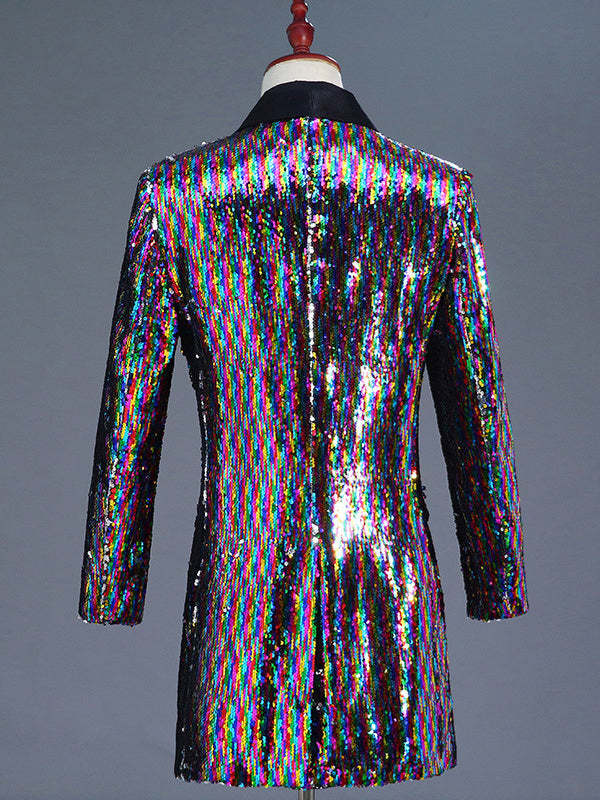 Single-Breasted Men's Acrylic Fibers Wedding Suit With Buckle And Tailored Fit Collar