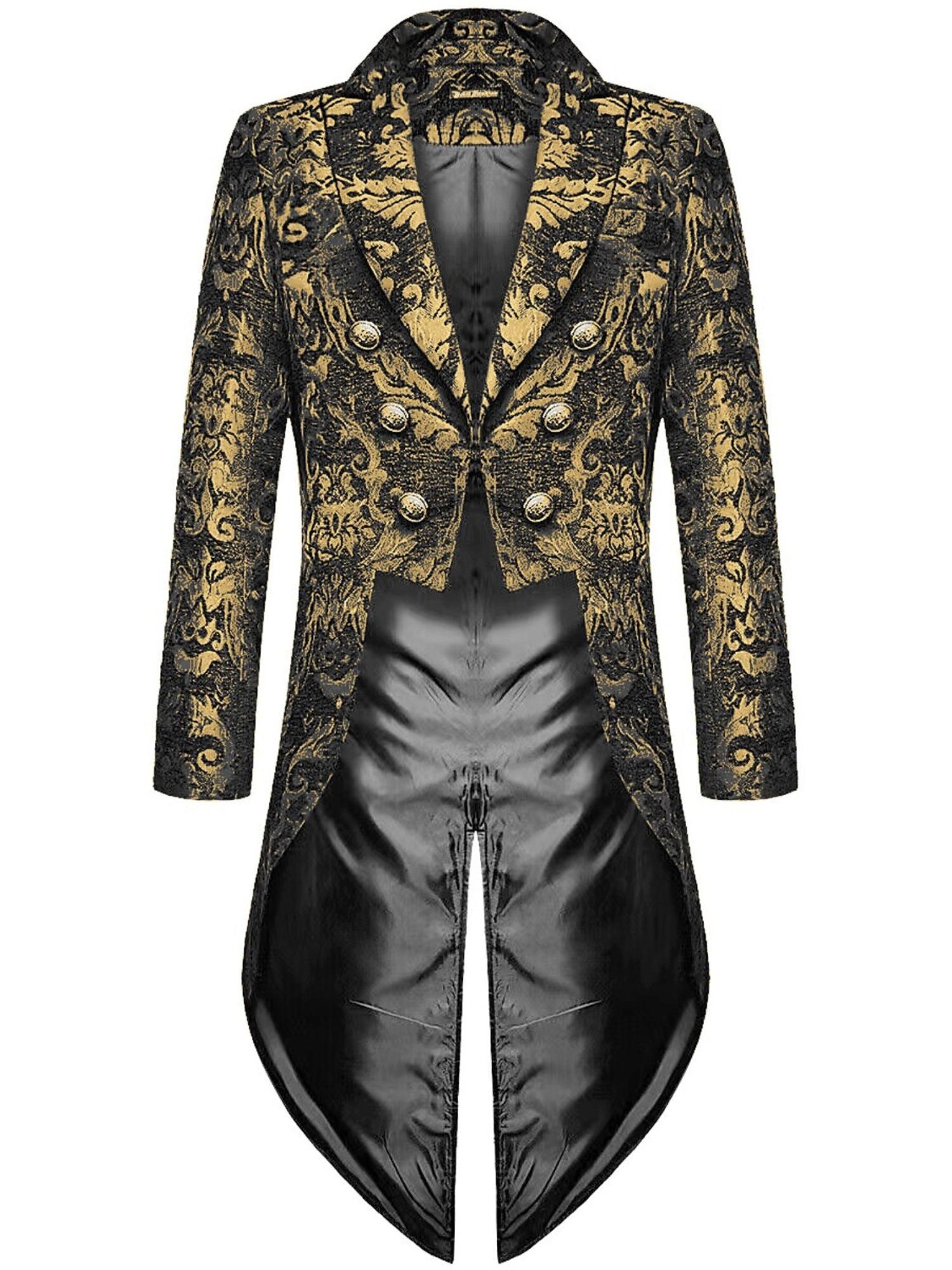 Exquisite Floral Tailcoat Suit For Men In Retro Style