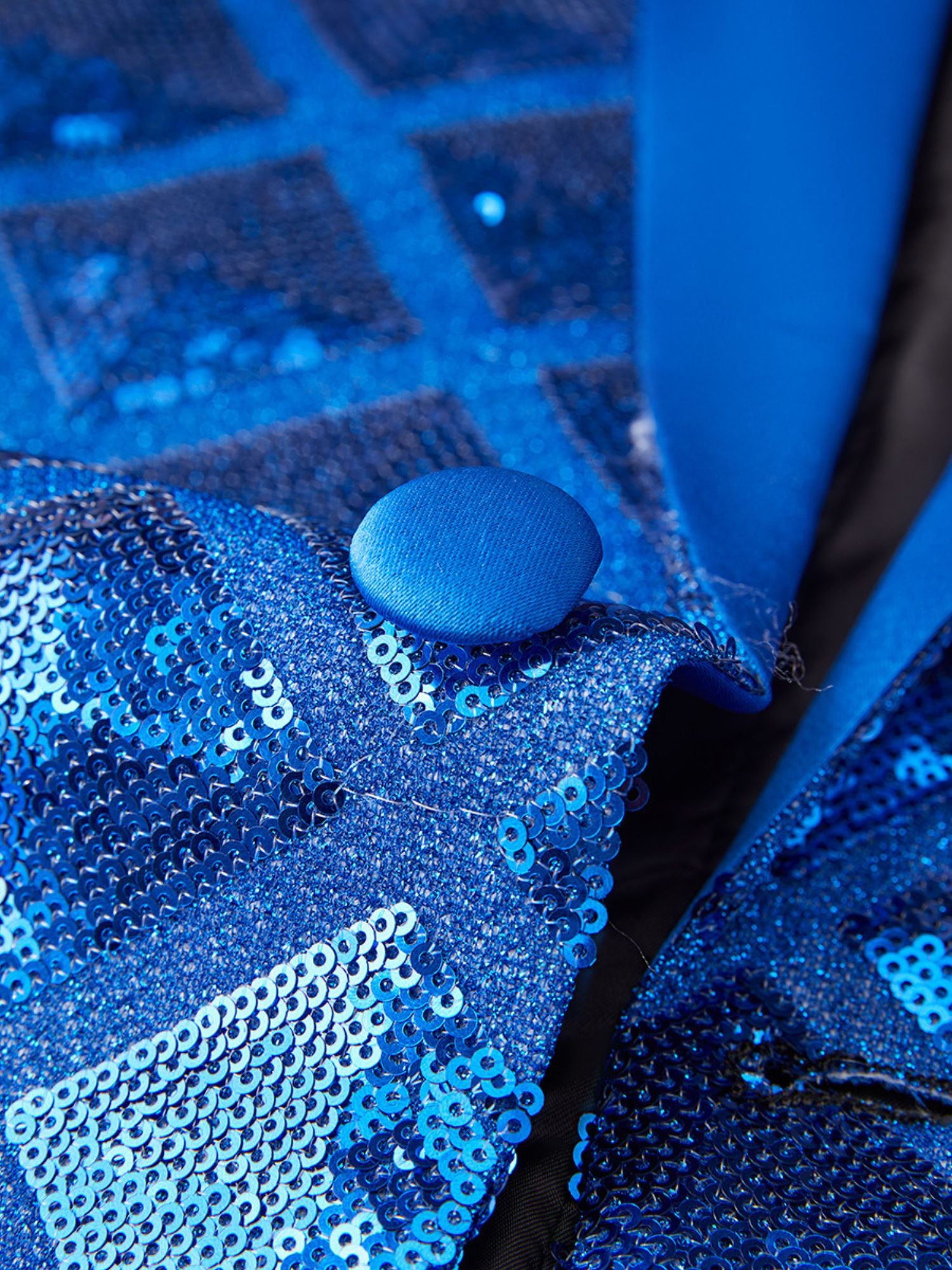 Fashionable Red Cube Sequin Suit For Men's Leisure And Party Wear