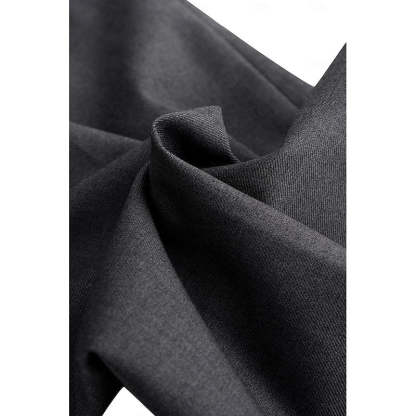 Men's Dark Gray Tailored Fit Single-Breasted One-Button 2-Piece Prom And Wedding Suit