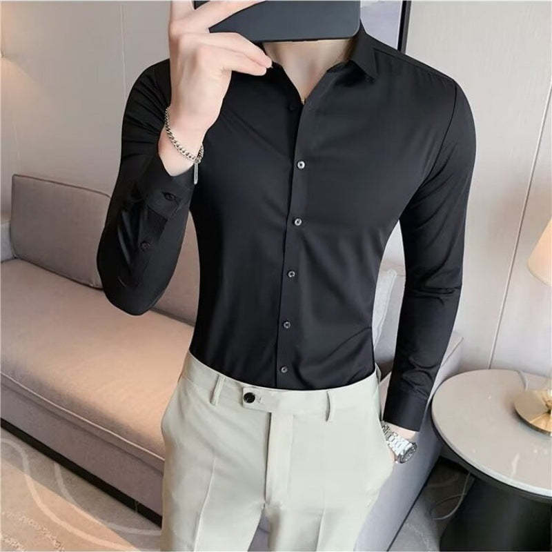 Classic Long Sleeve Shirt For Men In Standard Fit