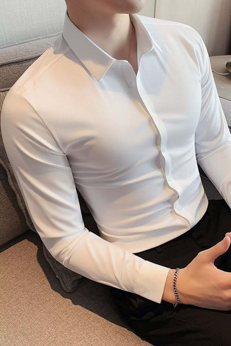 Classic Long Sleeve Shirt For Men In Standard Fit