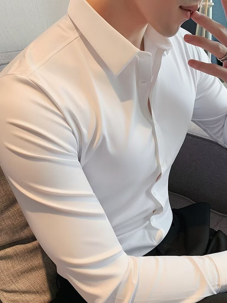 Classic Long Sleeve Shirt For Men In Standard Fit