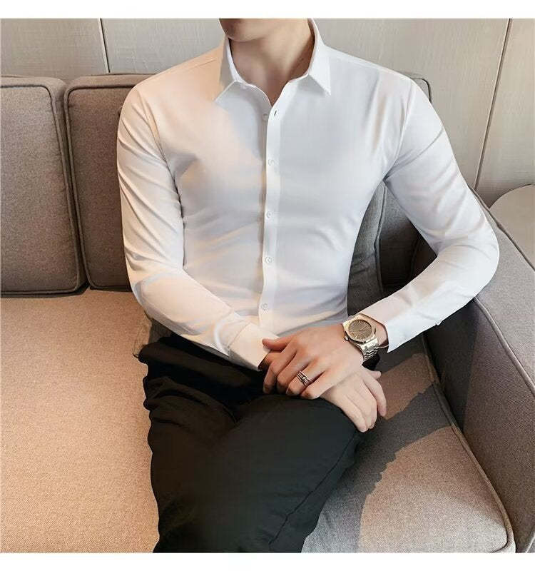 Classic Long Sleeve Shirt For Men In Standard Fit