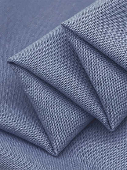 Men's Tailored Fit Notch Single Breasted One-Button Suit In Dusty Blue For Beach Weddings And Parties-BMbridal.UK