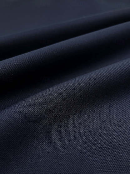 Men's Navy Blue Business Suit Set - Standard Fit Single Breasted 2-Button 3-Piece Wedding & Party Attire-BMbridal.UK