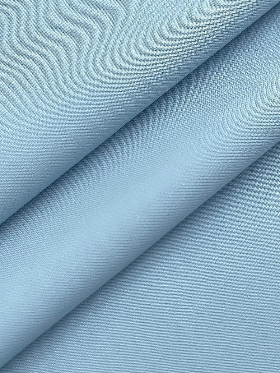 Men's Sky Blue Three-Piece Single-Breasted Two-Button Formal Wedding Suit