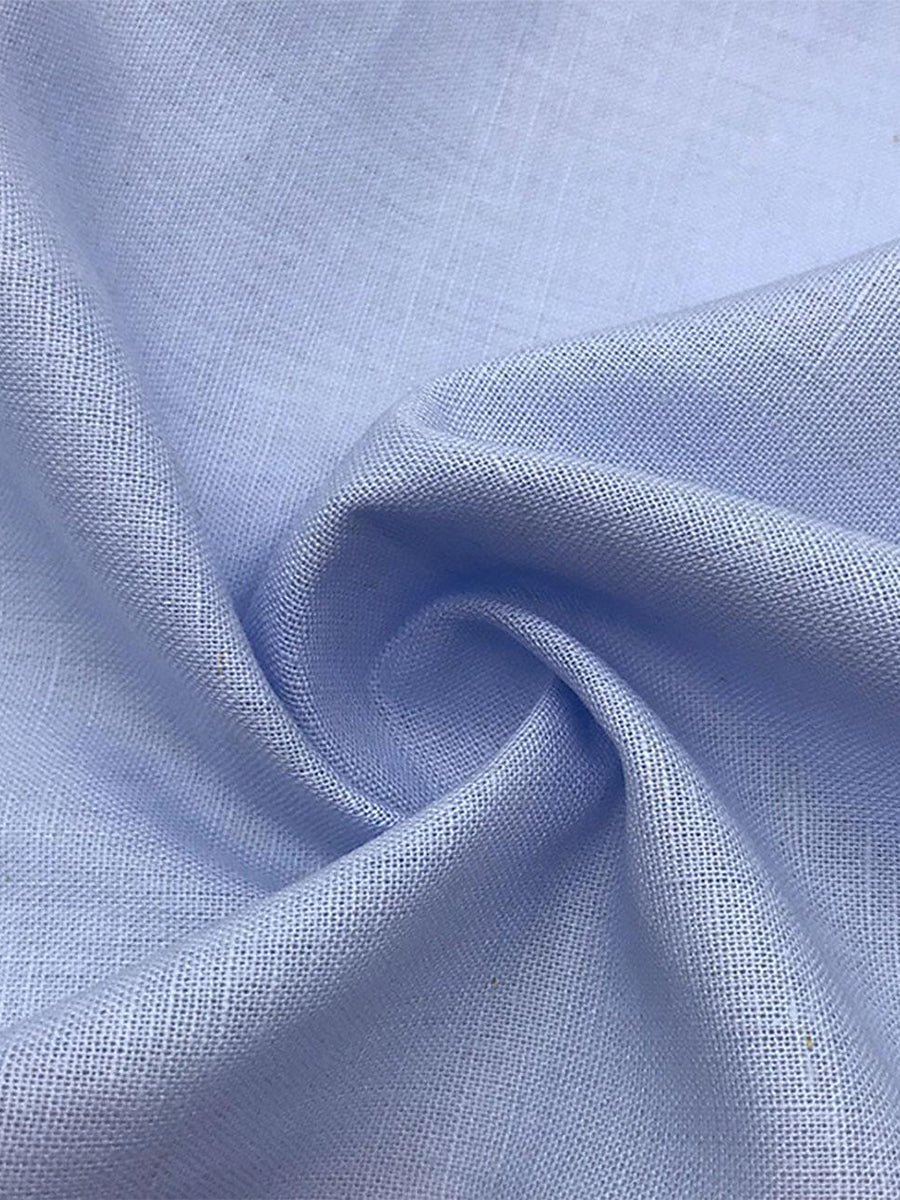 Tailored Fit Sky Blue Men's Two-Button Single Breasted 3-Piece Casual Business Suit