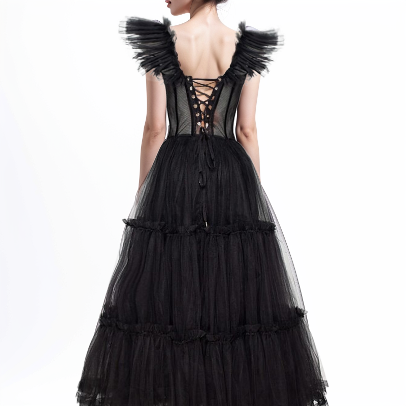 Long Prom Dresses with Spaghetti Straps in A-Line/Princess Style