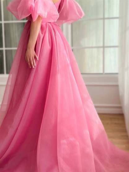 Sweetheart Off-the-Shoulder A-Line Princess Formal Floor-Length Dress