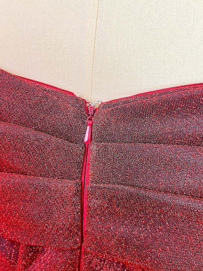 Evening Dresses with Sequin in A-Line/Princess Style Off-the-Shoulder and Court Train