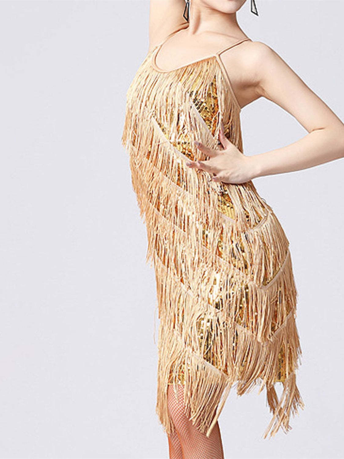 Vintage Mini Sheath Party Dresses With Sequins and Spaghetti Straps