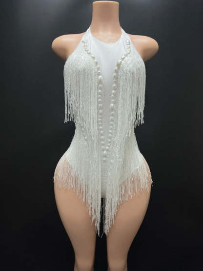 Vintage Party Dresses with Halter Tassels in Column/Sheath Style